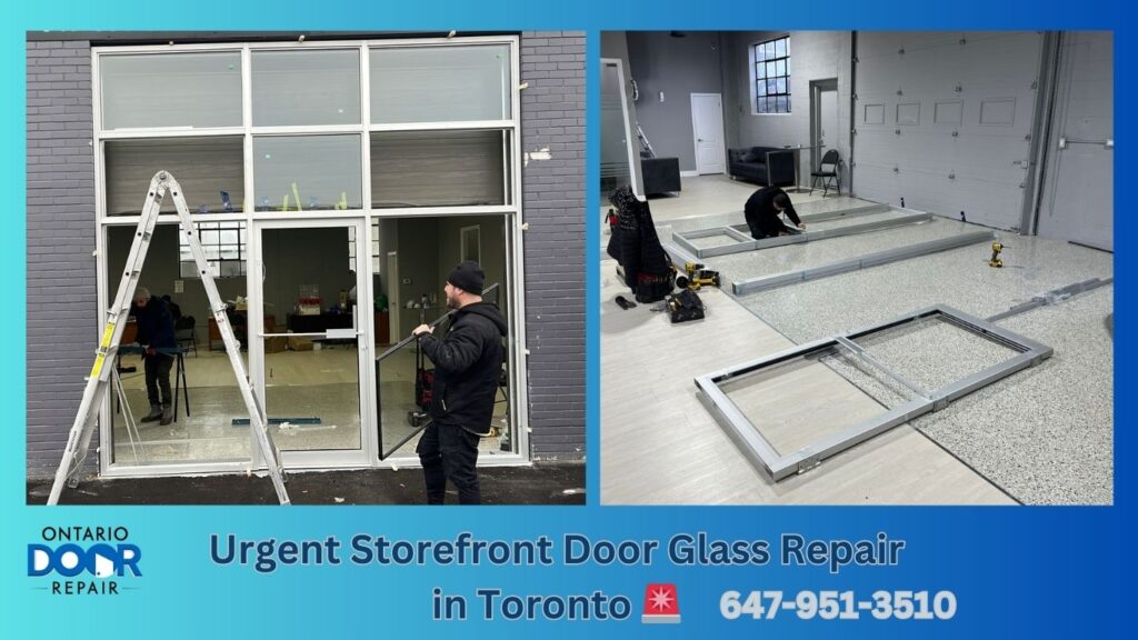 Urgent Storefront Door Glass Repair in Toronto